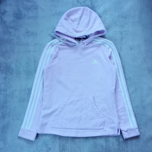 Adidas Pink/White Essential Sweater - Picture 1 of 5